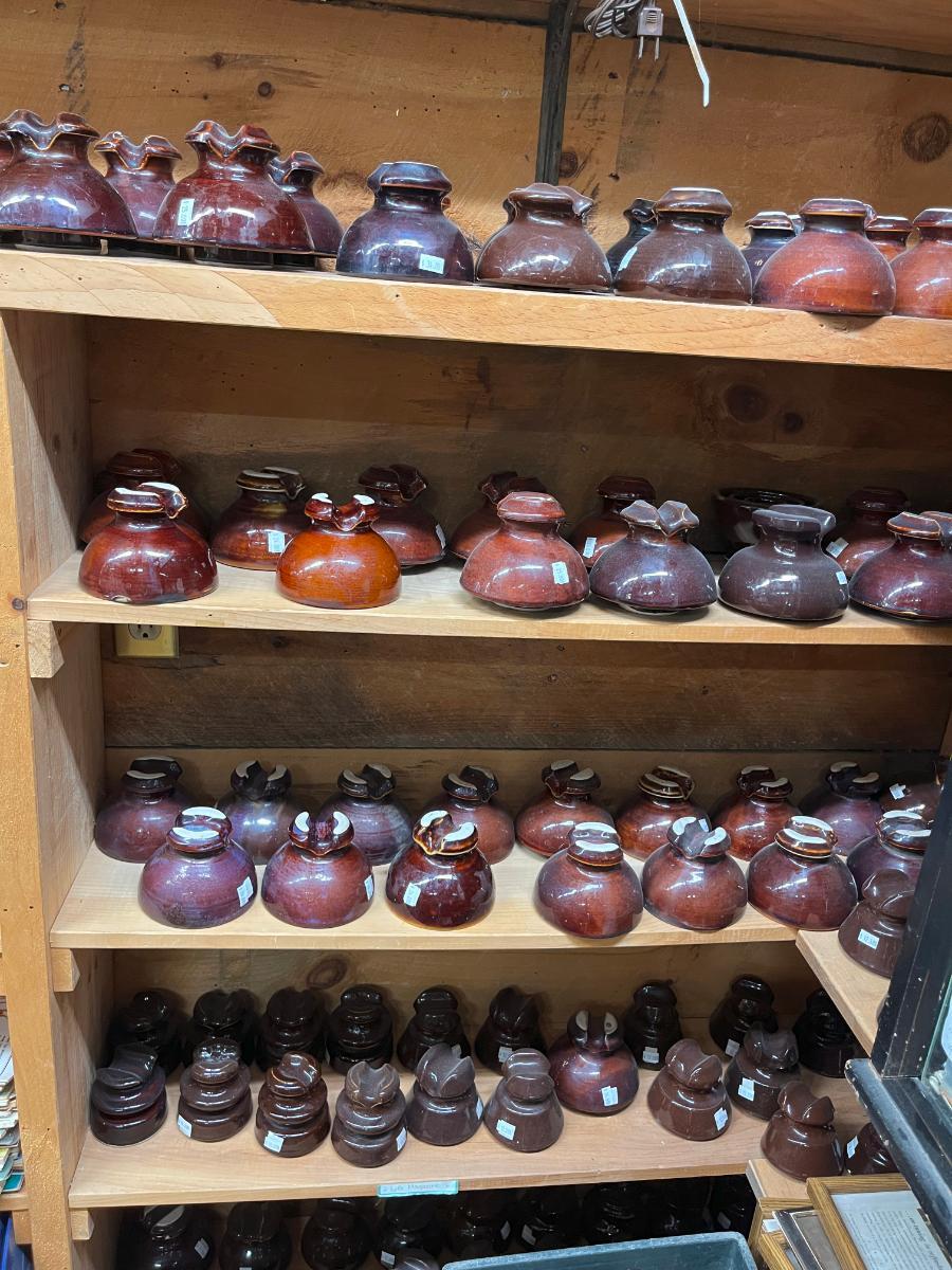 Ceramic Telephone Pole Wiring Insulators 1900-1960 Some Glass