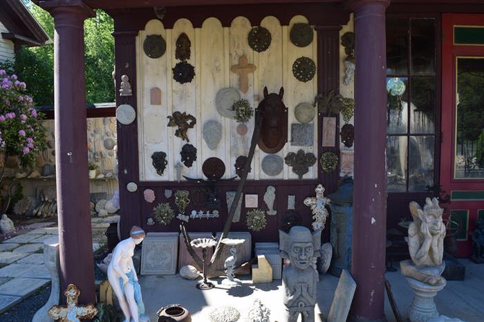 Cement Garden Statues Wall Plaques